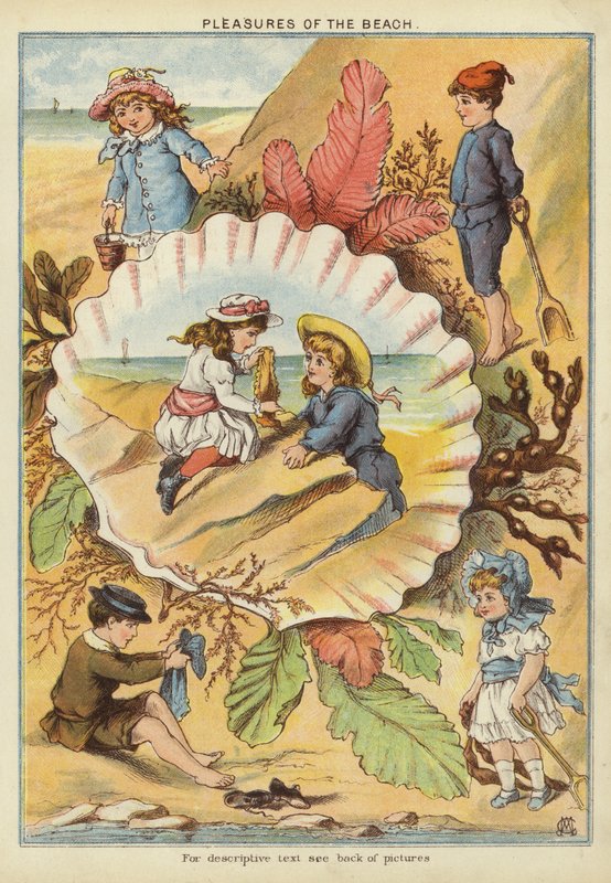 Prazeres da praia (chromolitho) de English School