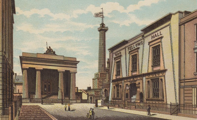Plymouth: Guildhall, Devonport (cor litho) de English School