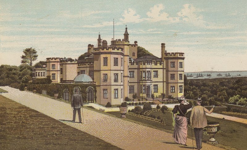 Plymouth: Mount Edgcumbe House (lito colorido) de English School
