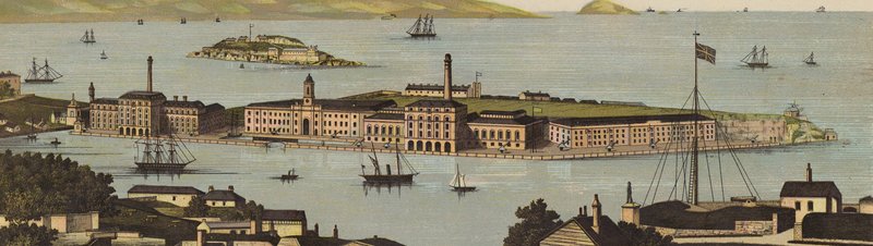 Plymouth: The Royal William Victualing Yard (lito colorido) de English School