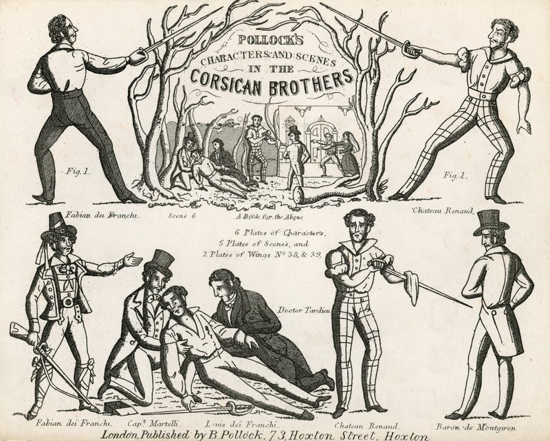 Pollocks Personagens e Cenas nos Irmãos da Córsega de English School