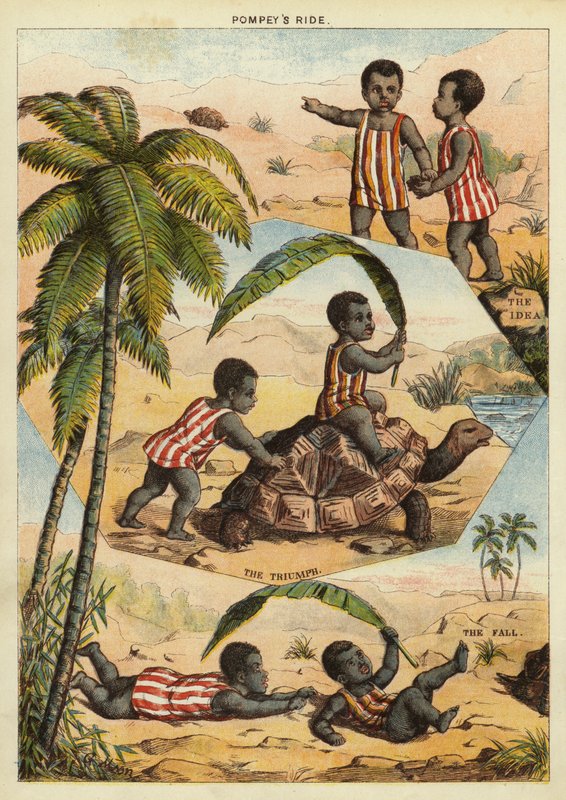 Cavalgada de Pompeu (chromolitho) de English School