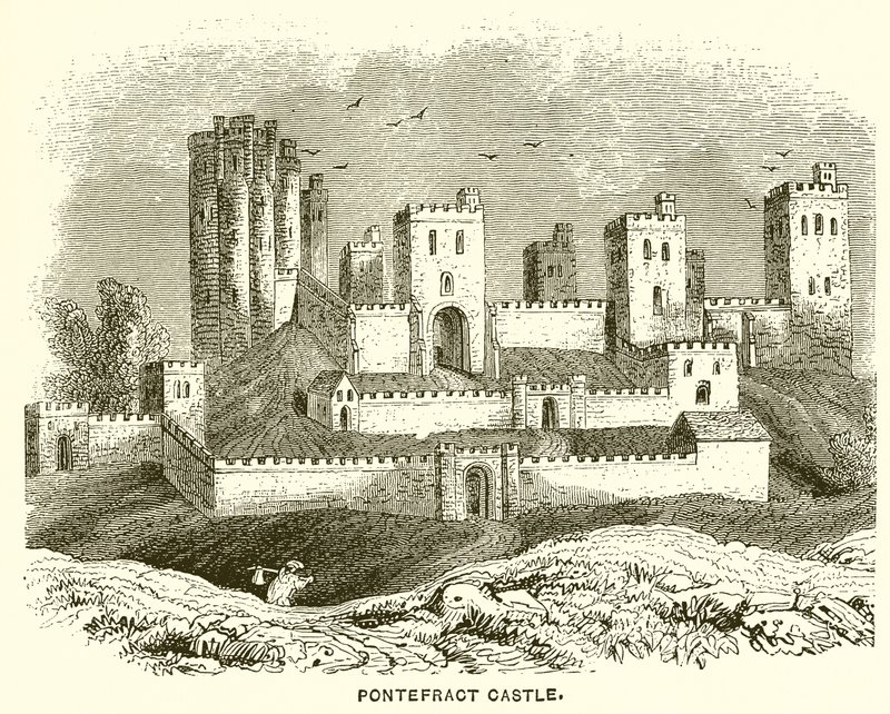 Castelo de Pontefract de English School