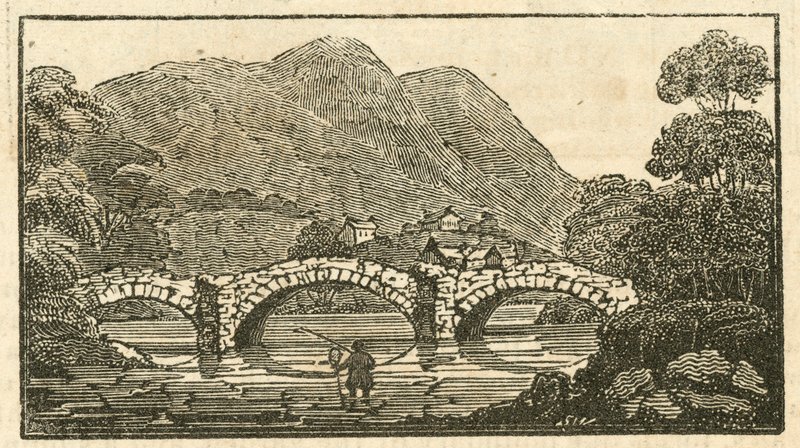 Ponte Pooley, Ullswater (gravura) de English School