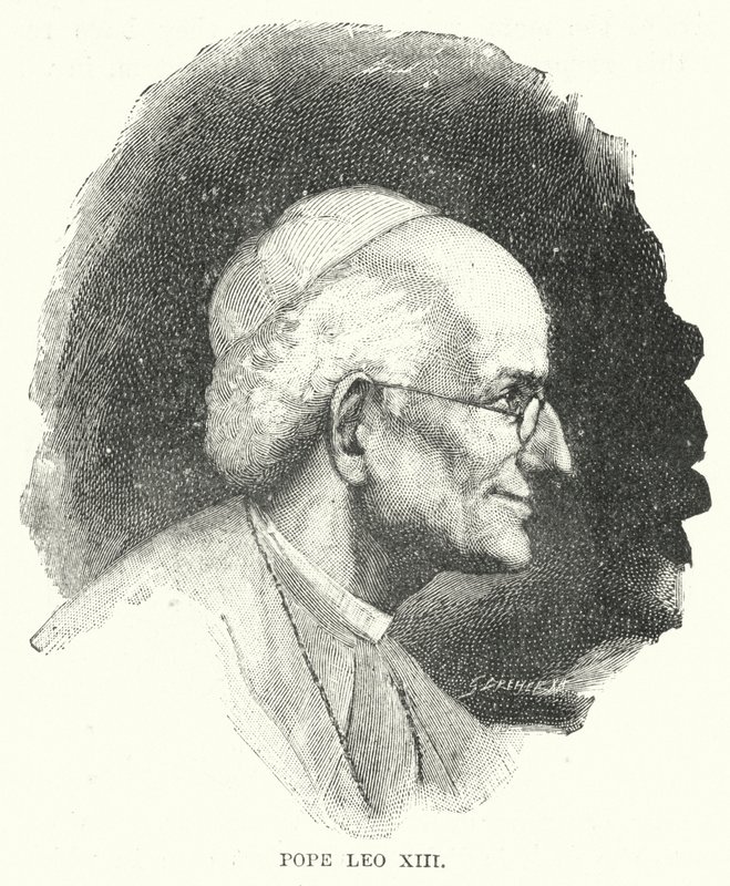 Papa Leão XIII (litho) de English School