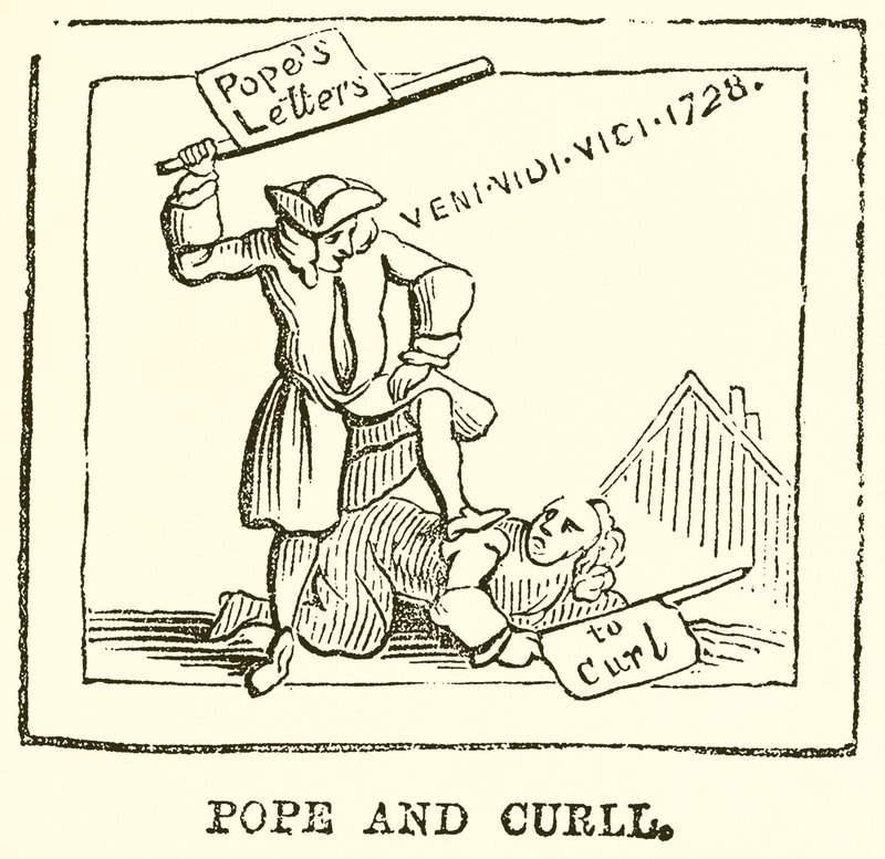 Pope e Curll de English School