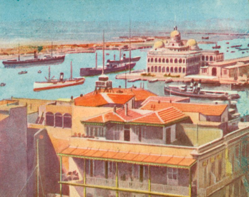 Port Said (litografia a cores) de English School