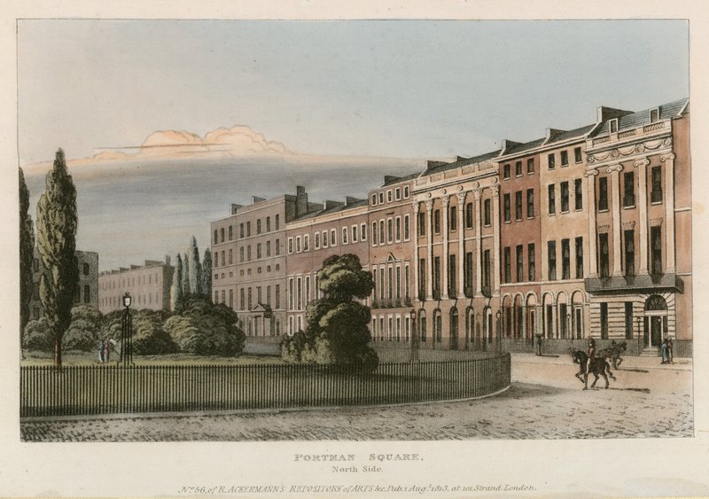 Portman Square, lado norte de English School