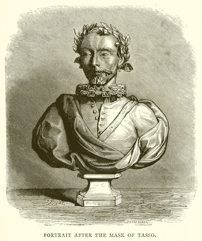 Retrato após a máscara de Tasso de English School
