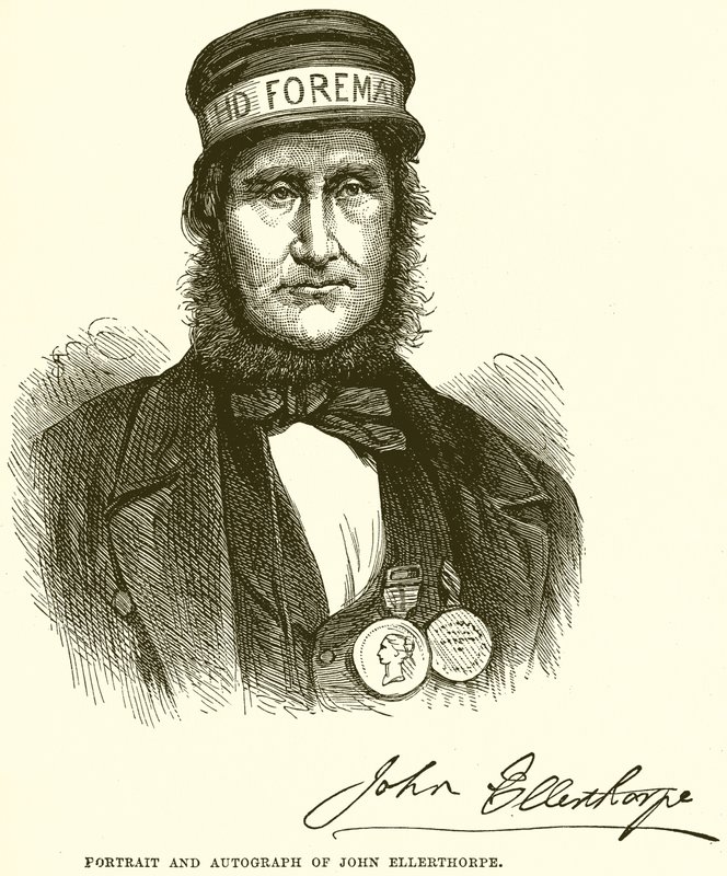 Retrato e autógrafo de John Ellerthorpe de English School