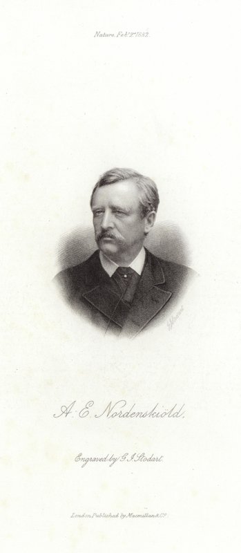 Retrato de AE Nordenskioeld de English School