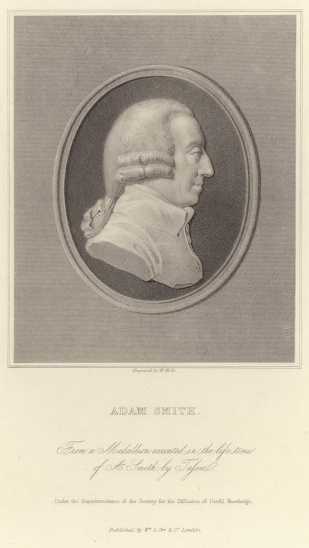 Retrato de Adam Smith de English School