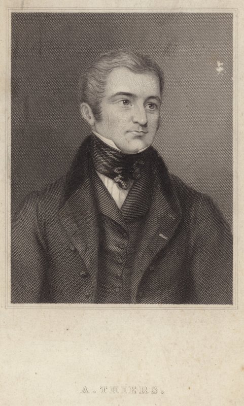 Retrato de Adolphe Thiers de English School