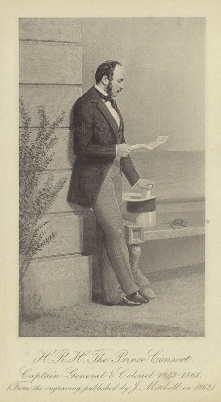 Retrato de Albert, o príncipe consorte de English School