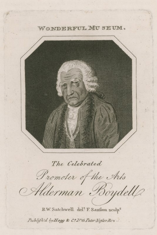 Retrato de Alderman Boydell de English School
