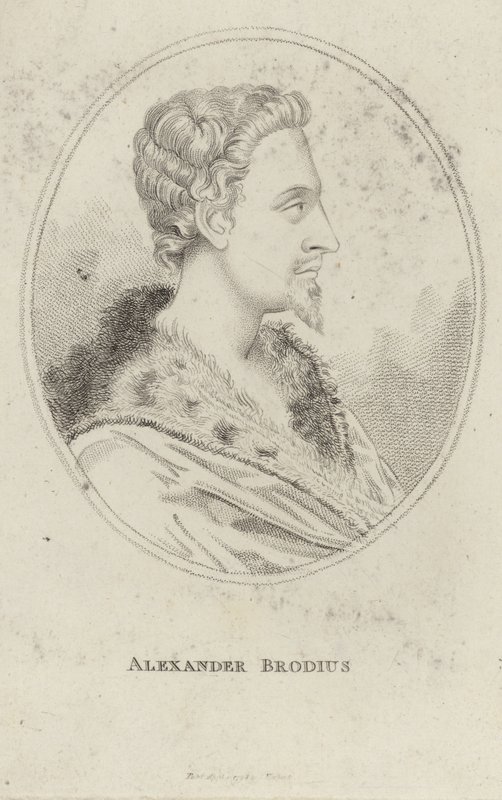 Retrato de alexander brodius de English School