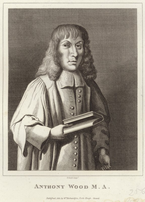 Retrato de Anthony Wood de English School