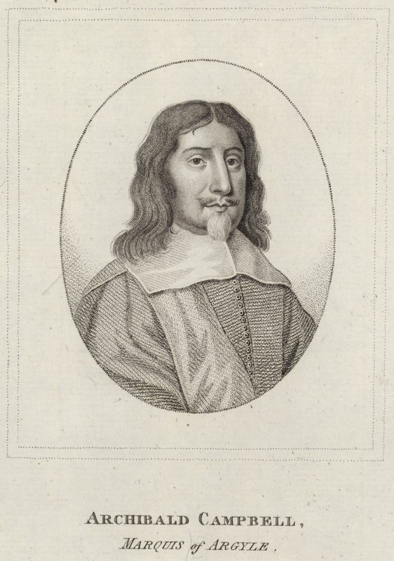 Retrato de archibald campbell de English School