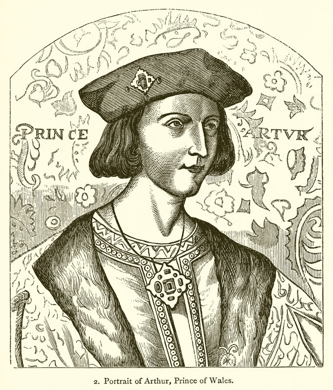 Retrato, de, arthur, príncipe, de, gales de English School