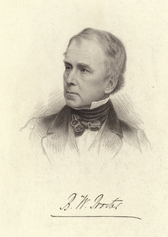 Retrato de Bryan Waller Procter de English School