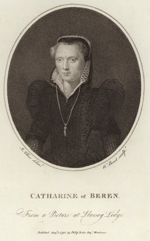 Retrato de Catharine ou ursos de English School