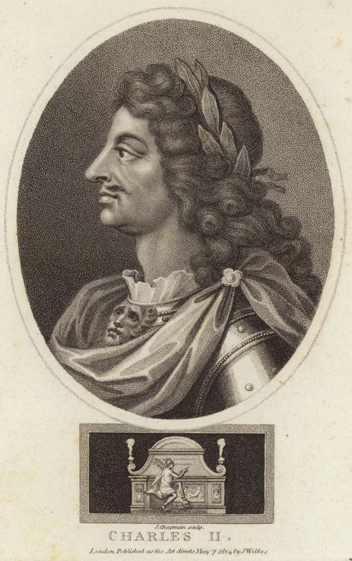 Retrato de charles ii da inglaterra de English School