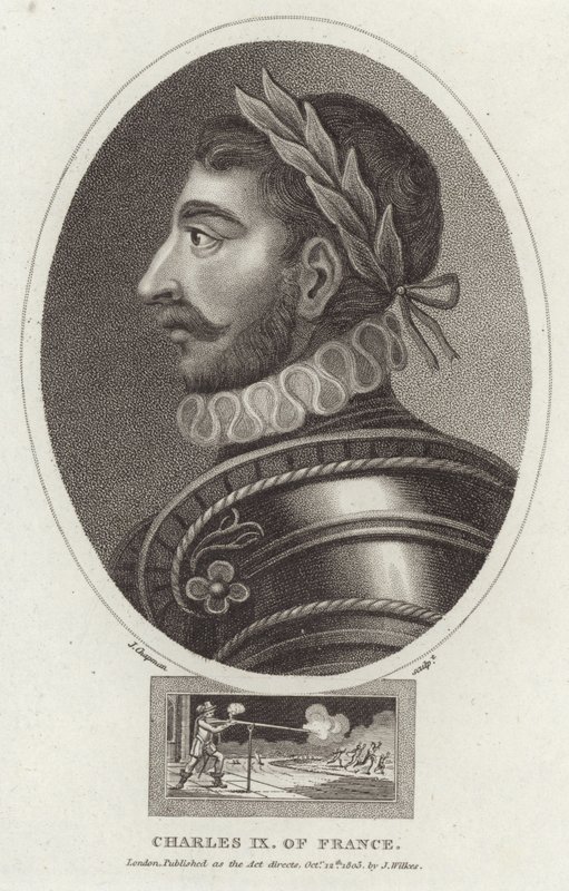 Retrato de Carlos IX da França de English School