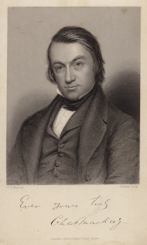 Retrato de Charles MacKay de English School