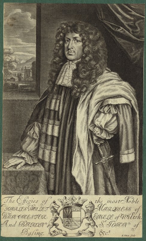 Retrato de Charles Paulet de English School