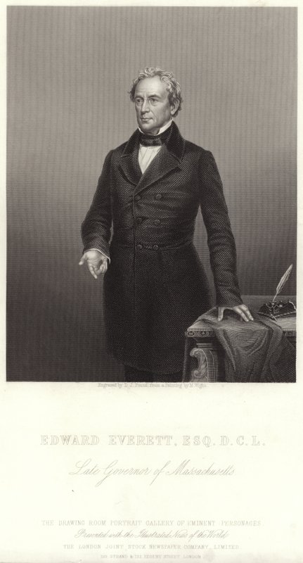 Retrato de Edward Everett de English School