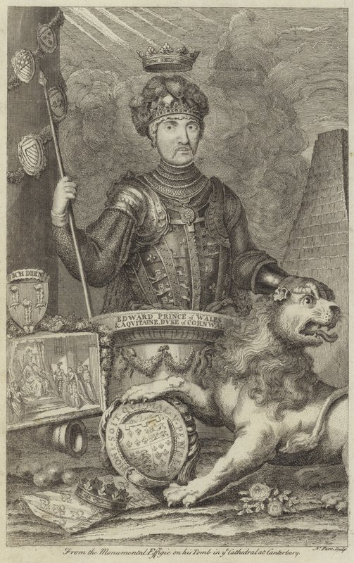 Retrato, de, edward, príncipe, de, gales de English School