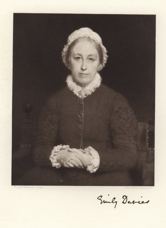 Retrato de Emily Davies de English School
