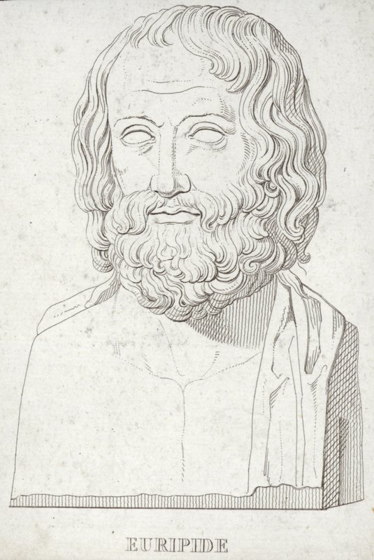 Retrato de eurípides de English School
