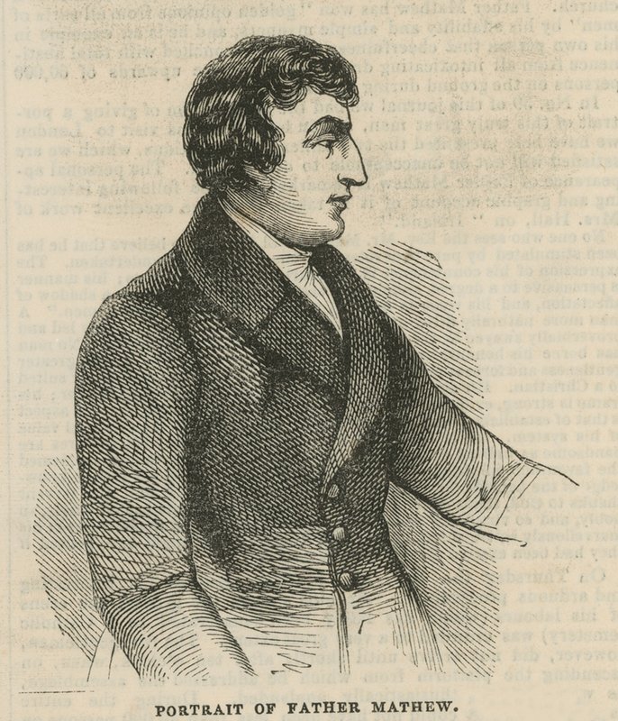 Retrato do padre Theobald Mathew de English School