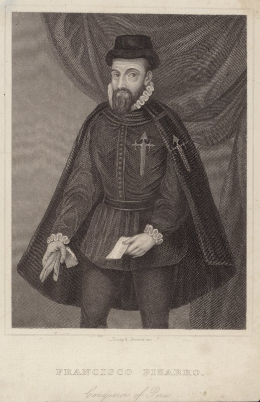 Retrato de Francisco Pizarro de English School