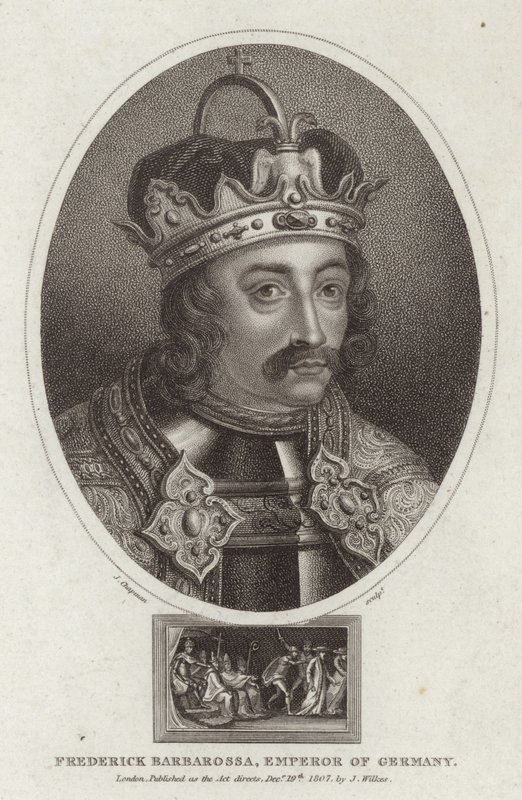 Retrato de Frederico Barbarossa de English School