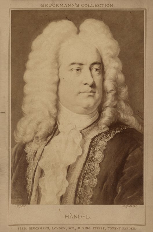 Retrato de George Friedrich Handel de English School