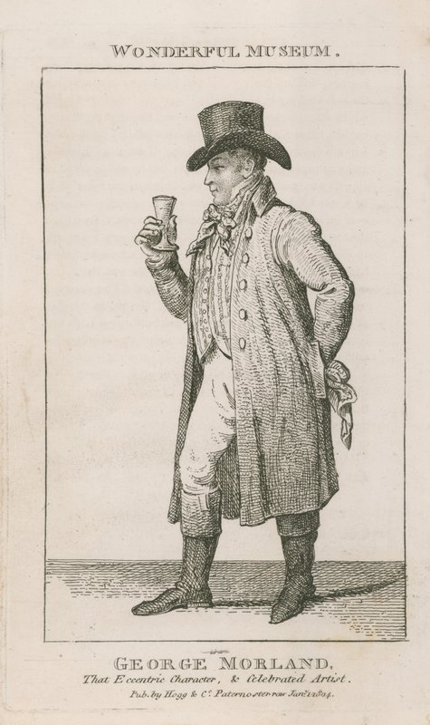 Retrato de George Morland de English School