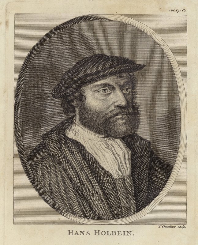 Retrato de Hans Holbein, o Jovem de English School