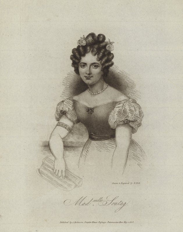 Retrato de Henriette Sontag de English School