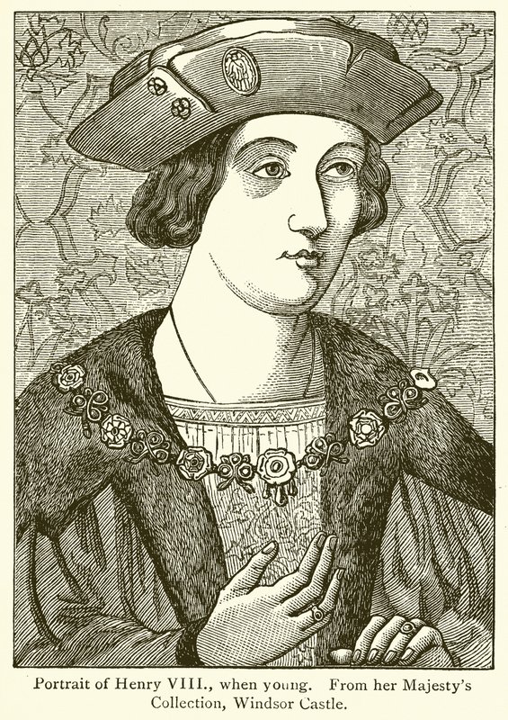 Retrato de Henrique VIII, quando Jovem de English School