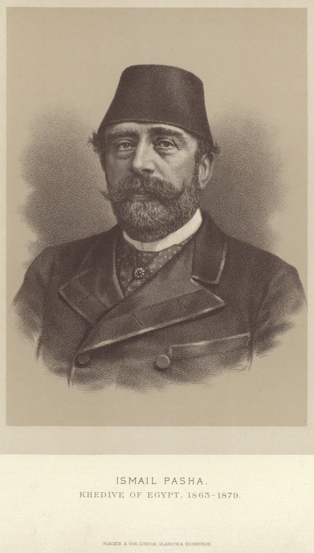 Retrato, de, ismail, pasha de English School