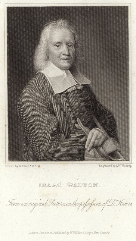 Retrato de Izaak Walton de English School