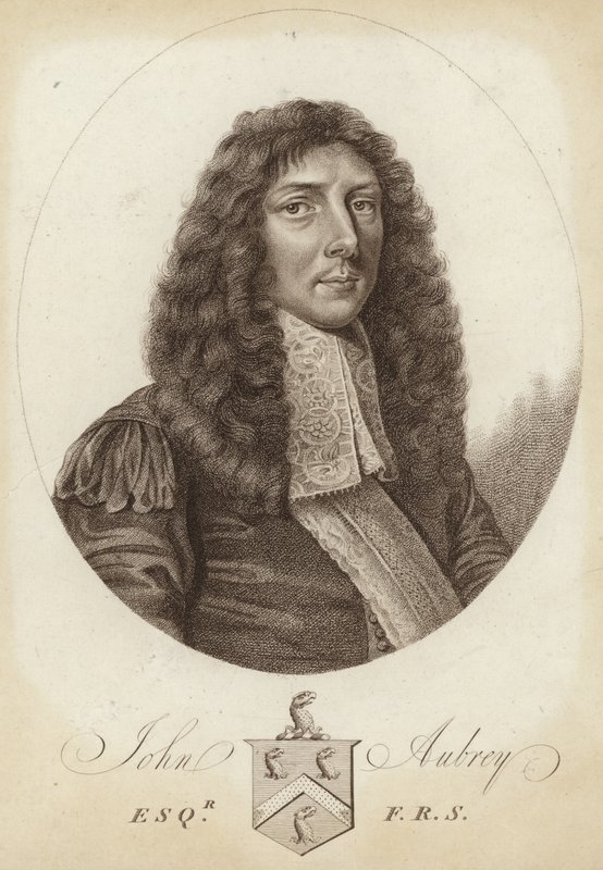 Retrato de John Aubrey de English School