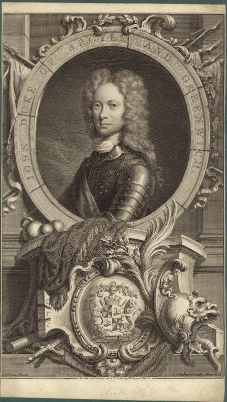 Retrato de John Campbell, Duque de Argyll e Duque de Greenwich de English School