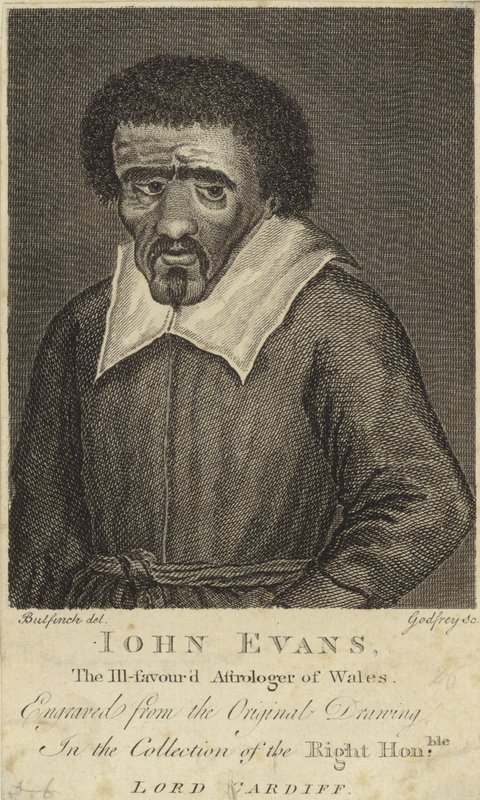 Retrato de John Evans de English School