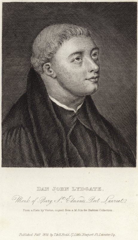 Retrato de John Lydgate of Bury de English School