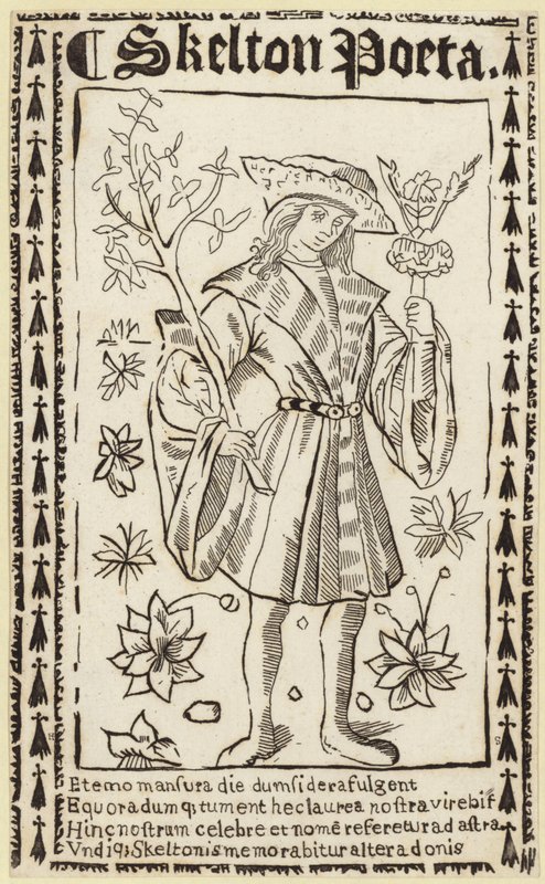 Retrato de John Skelton de English School