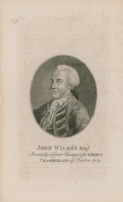 Retrato de John Wilkes de English School