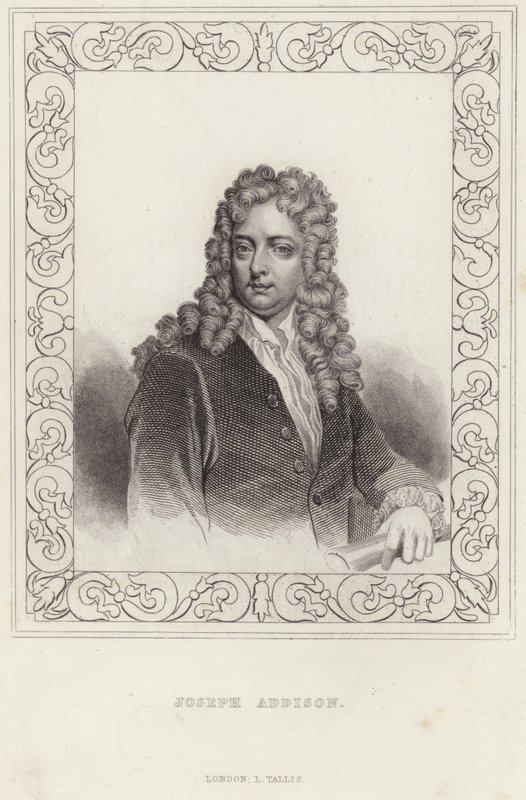 Retrato de Joseph Addison de English School